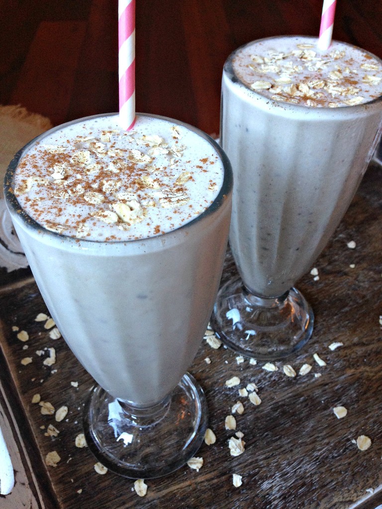 Oatmeal Raisin Cookie Protein Shake | Dishing Out Health