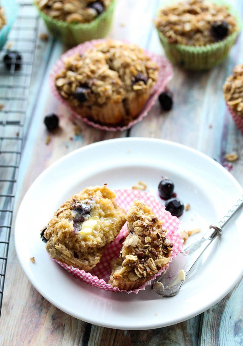 Whole Wheat Blueberry Lemon Greek Yogurt Muffins Dishing Out Health