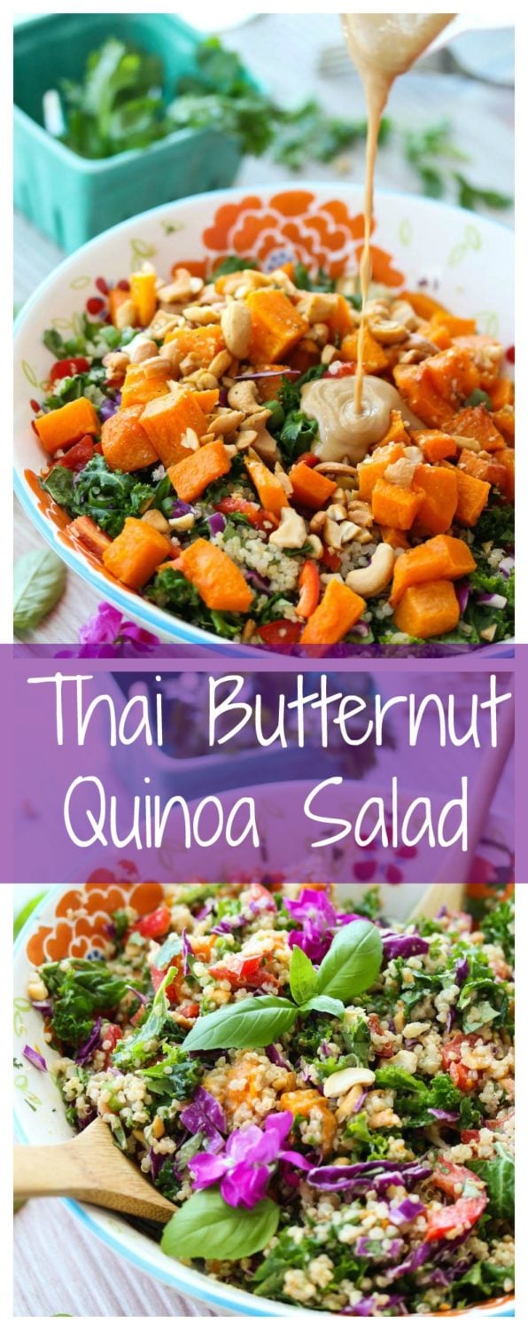Thai Butternut Quinoa Salad (Gluten-Free)