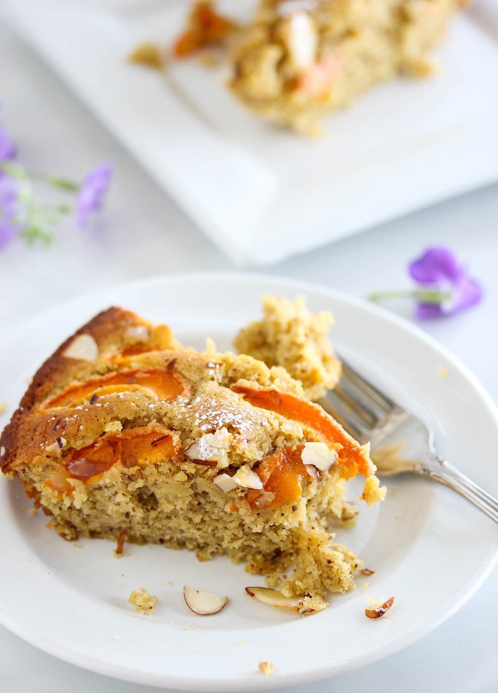 Apricot and Almond Loaf Cake - With Love Kitty