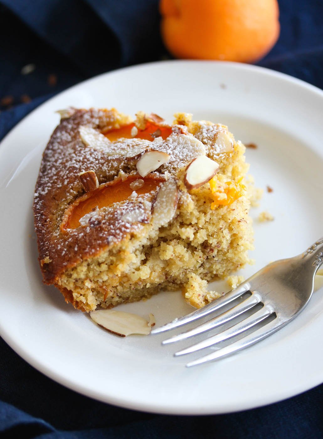 Apricot Almond Breakfast Cake (Gluten-Free) - Dishing Out Health