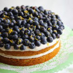 Gluten-Free Lemon Blueberry Greek Yogurt Cake