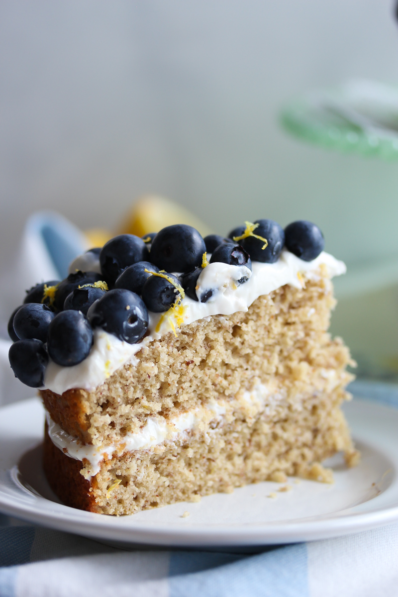 Lemon Blueberry Pound Cake | Light, lemony, and bursting with flavors!