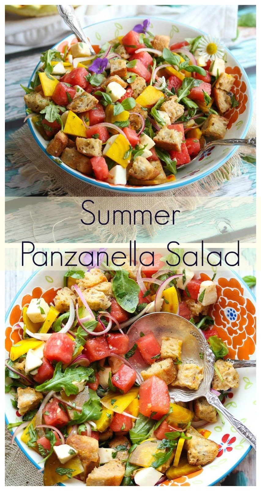 Summer Panzanella Salad | Dishing Out Health