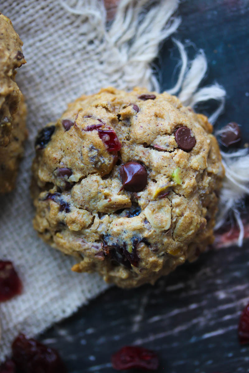 Trail Mix Energy Cookies Dishing Out Health