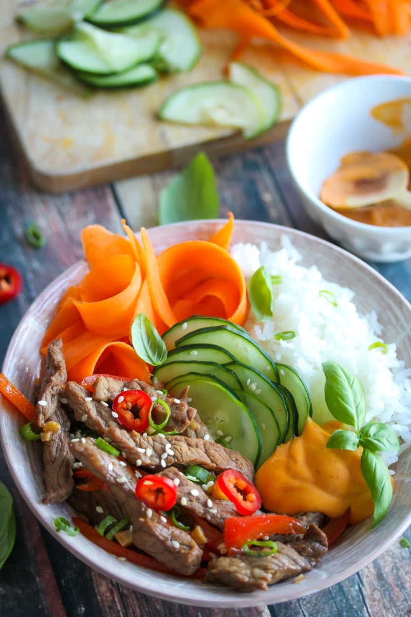 Korean Beef Meal Prep Bowls - Destination Delish