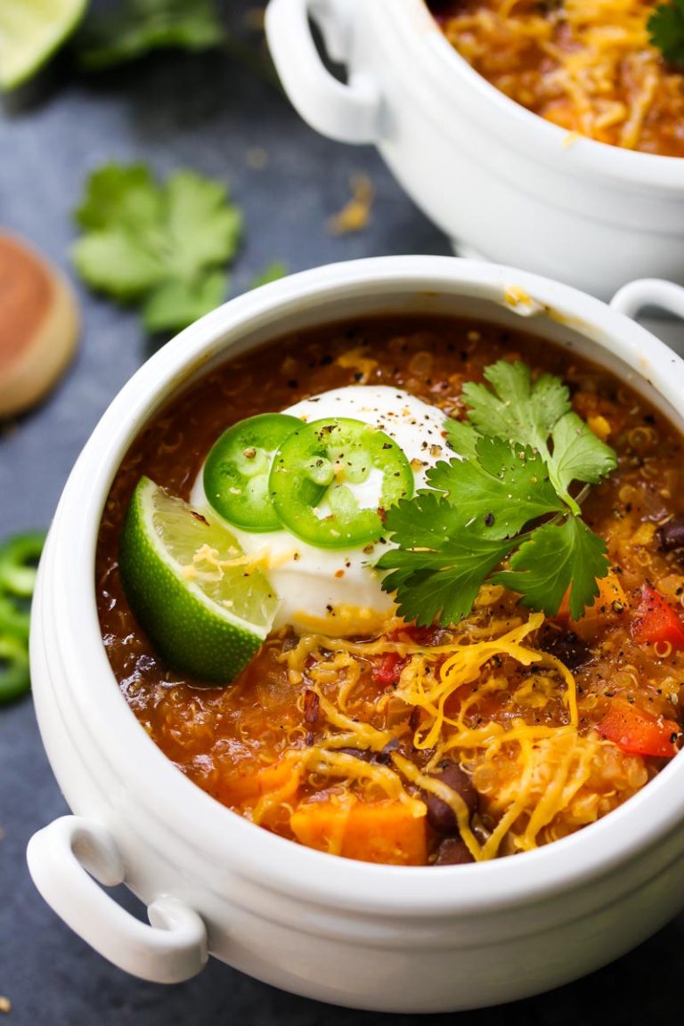 30 Minute Tempeh Enchilada Quinoa Soup Dishing Out Health