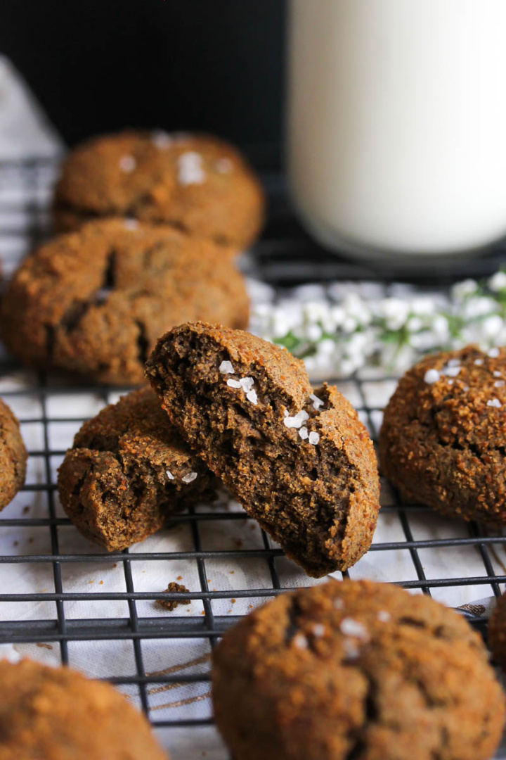 Buckwheat Cardamom Molasses Cookies Dishing Out Health