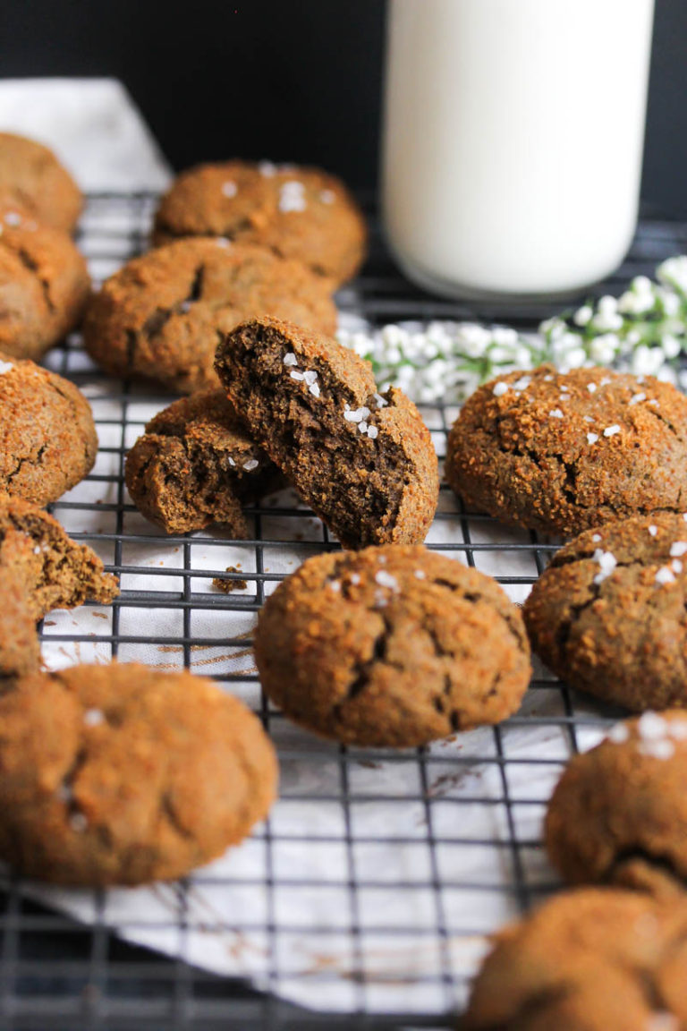 Buckwheat Cardamom Molasses Cookies Dishing Out Health