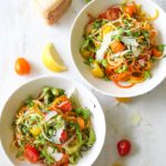 Spring Vegetable Primavera | dishingouthealth.com