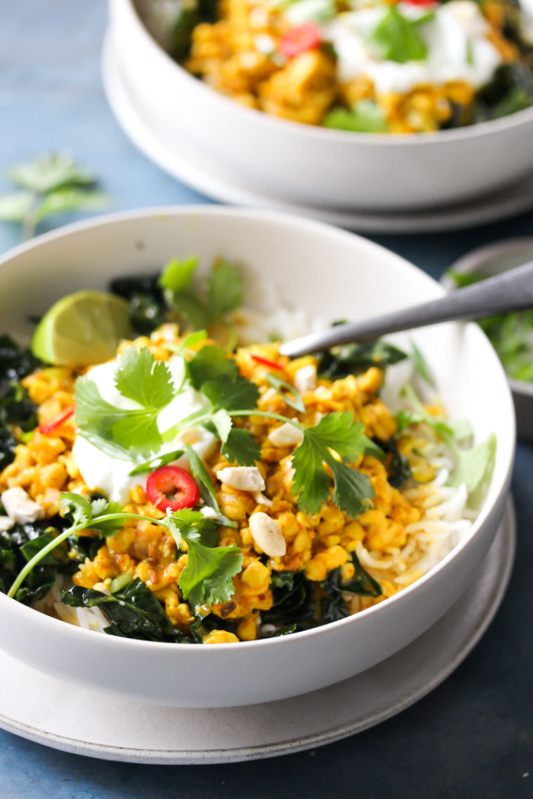 TurmericTempeh Coconut Curry Dishing Out Health