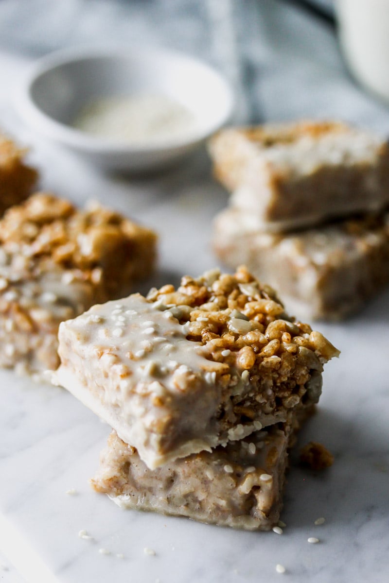 How to make Brown rice crispy bar