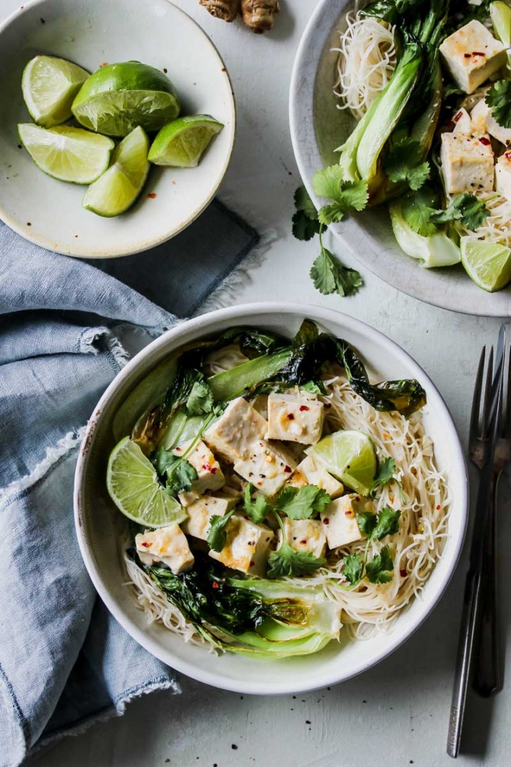 30Minute Lemongrass Coconut Tofu Noodle Bowls Dishing Out Health