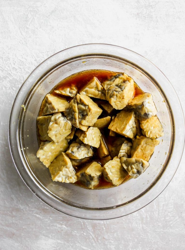 Kimchi Fried Rice with SesameBraised Tempeh Dishing Out Health