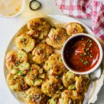 Salt and Vinegar Smashed Potatoes with Miso Ketchup