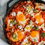 Moroccan Marinara-Poached Eggs