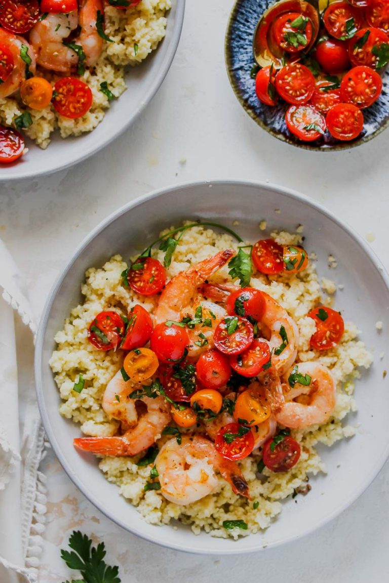 20 Minute Shrimp and TomatoFennel Couscous Dishing Out Health