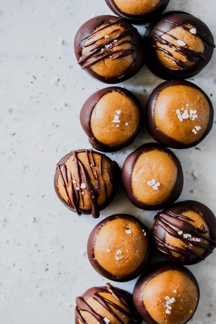 Vegan Cashew Butter Buckeyes Dishing Out Health