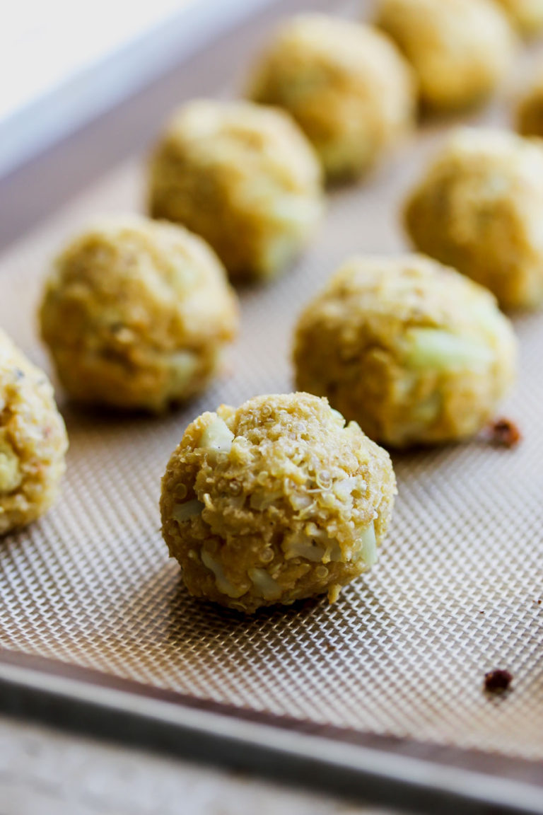 Kung Pao Cauliflower Meatballs Dishing Out Health