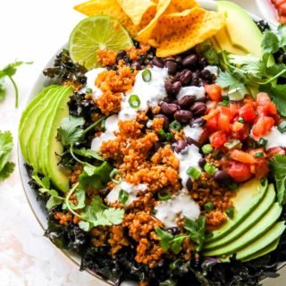 30 Minute Loaded Quinoa Taco Salad