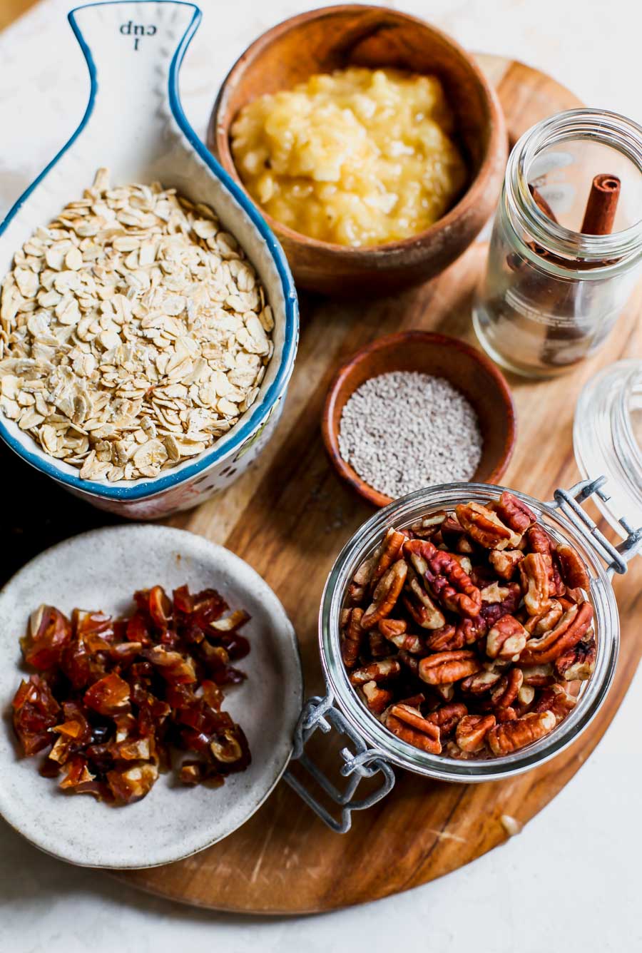 Chai Spice Baked Oatmeal with Pecan Crumble - Dishing Out Health