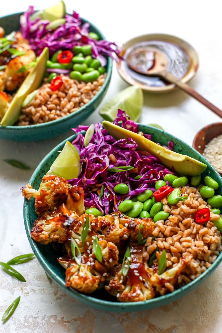 Roasted Veggie Glow Bowls - Dishing Out Health