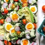 Kale Cobb with Cashew-Poblano Dressing