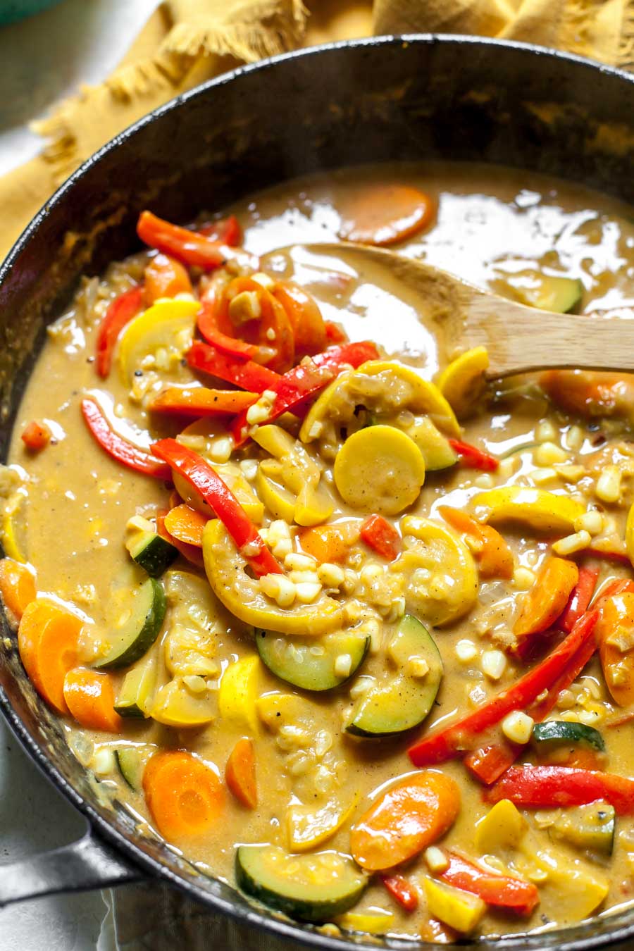 Summer Vegetable Curry Dishing Out Health