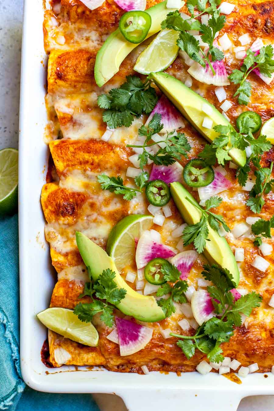 Zucchini and Quinoa Vegetarian Enchiladas Dishing Out Health