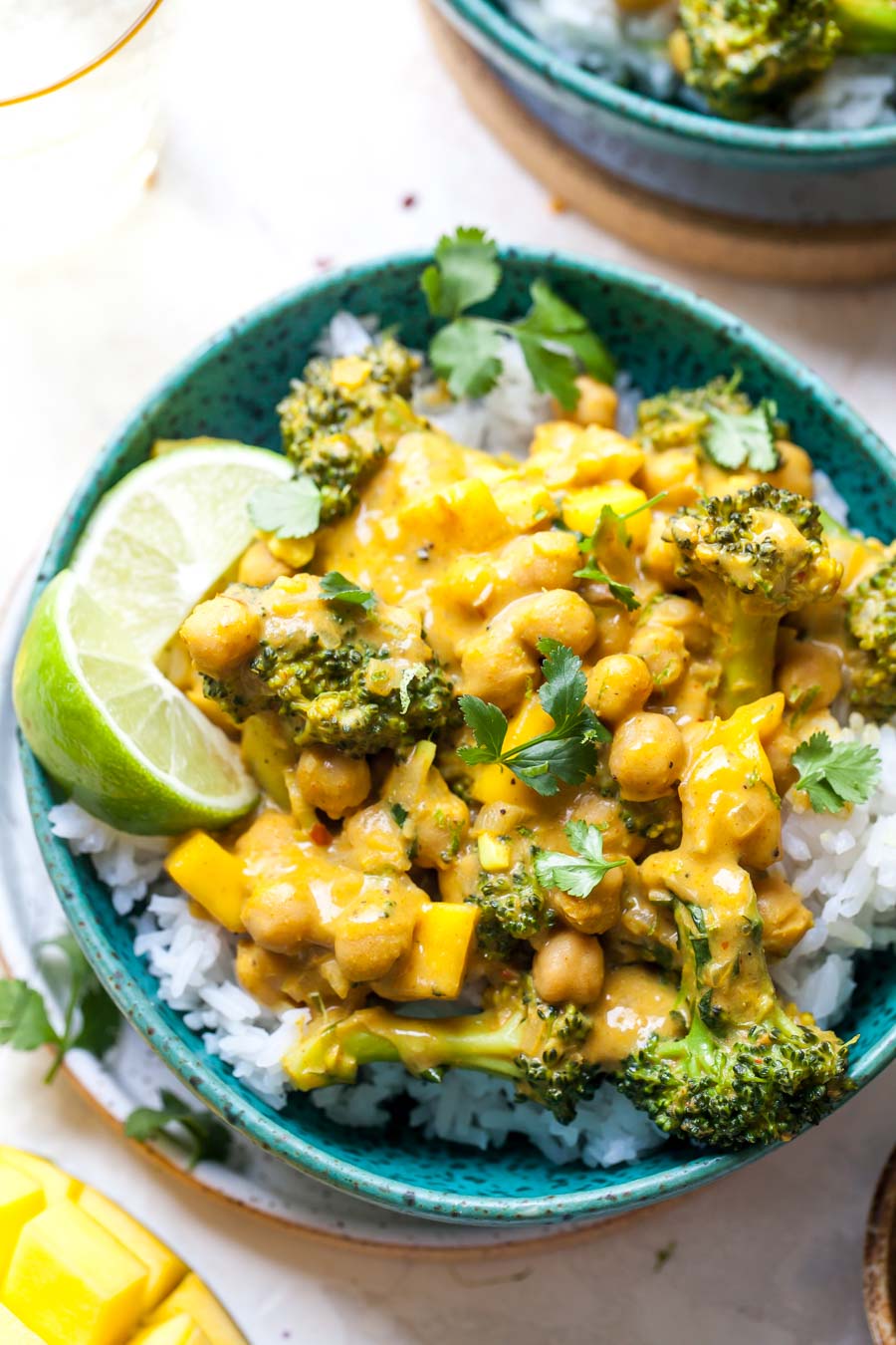 Chickpea curry best sale coconut milk