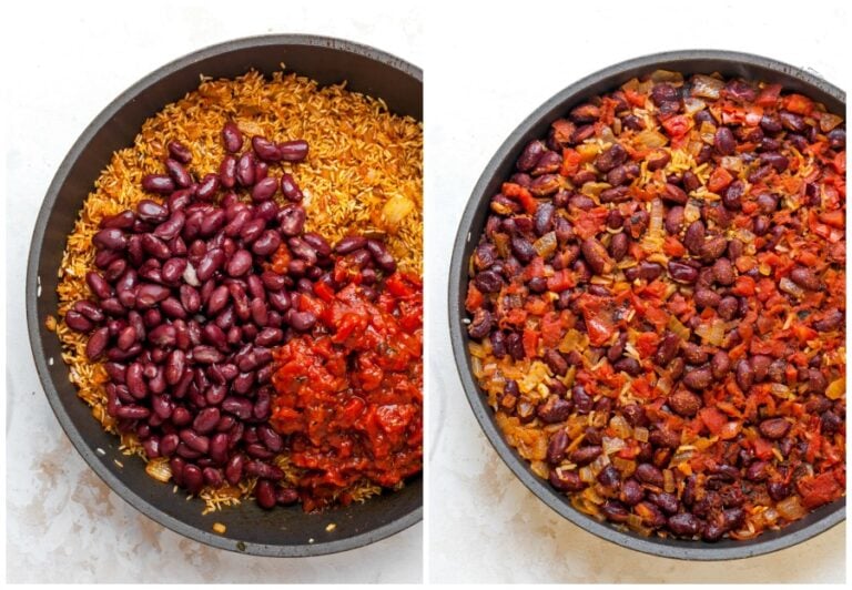 Spanish Rice and Beans (One Pot) - Dishing Out Health