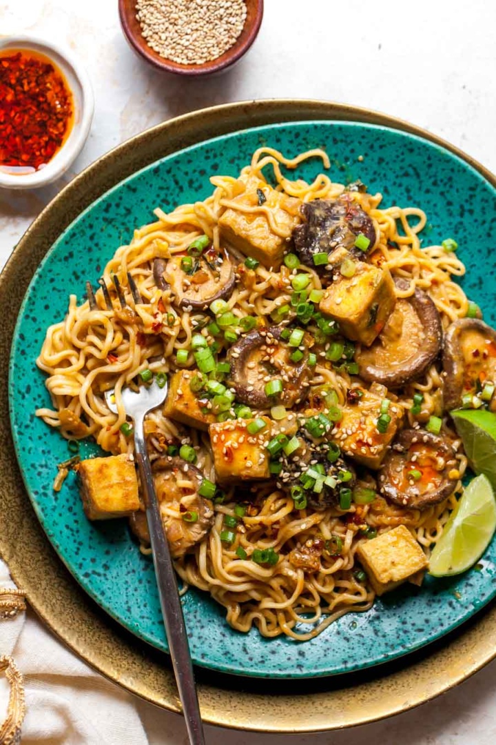 Sesame Tofu Ramen Dishing Out Health