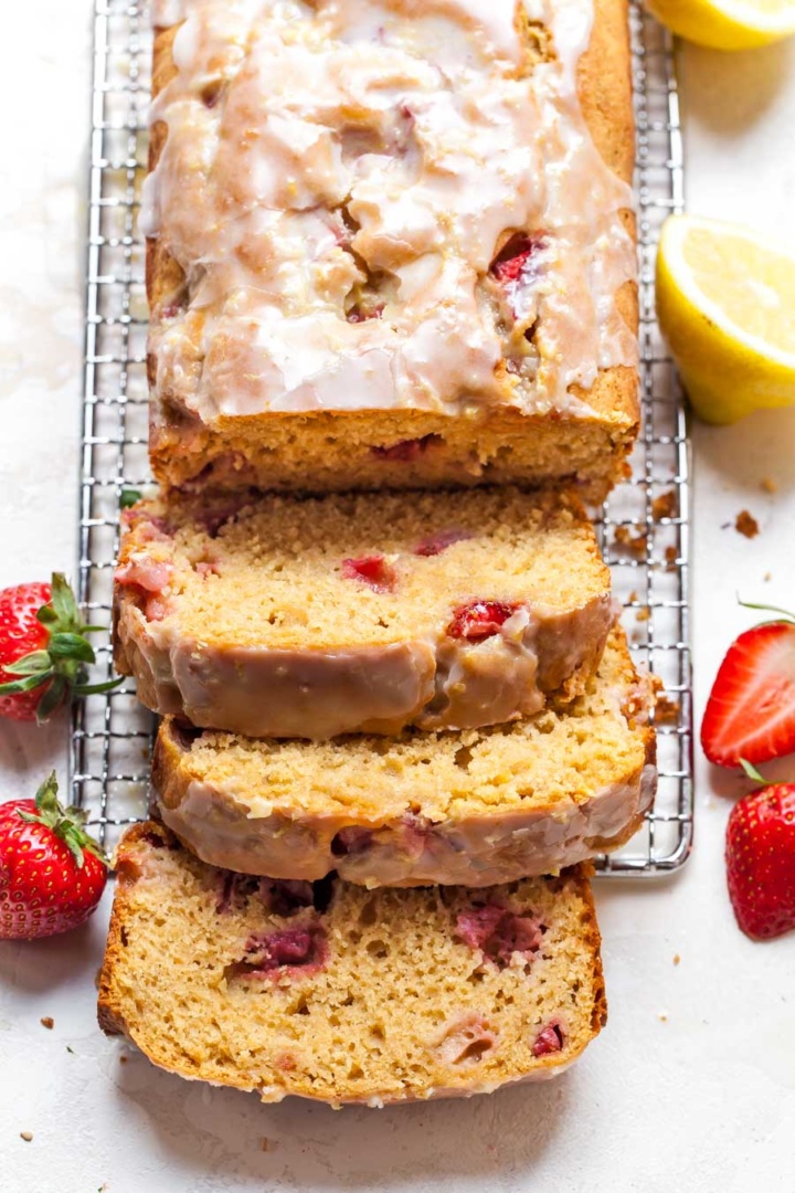 Strawberry Lemon Bread Dishing Out Health