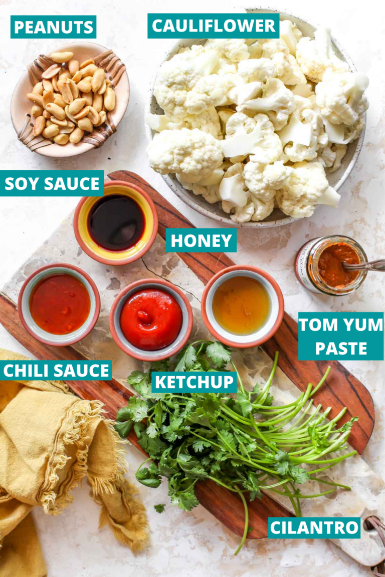 Asian BBQ Roasted Cauliflower Dishing Out Health