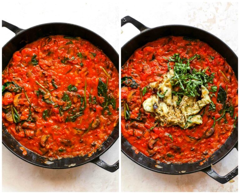 Eggplant Lasagna Boats (Vegetarian, Low Carb) Dishing Out Health