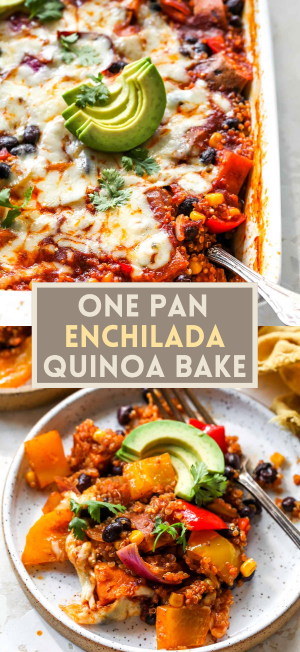 Quinoa Enchilada Bake (One Pan) Dishing Out Health