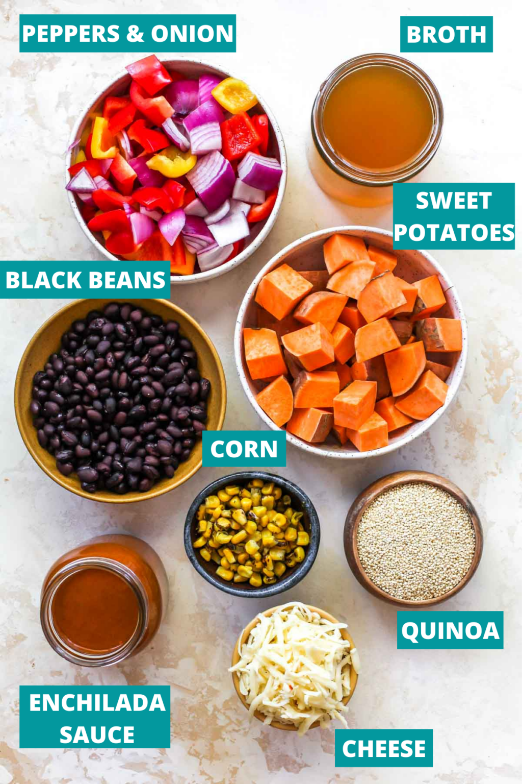 Quinoa Enchilada Bake (One Pan) Dishing Out Health