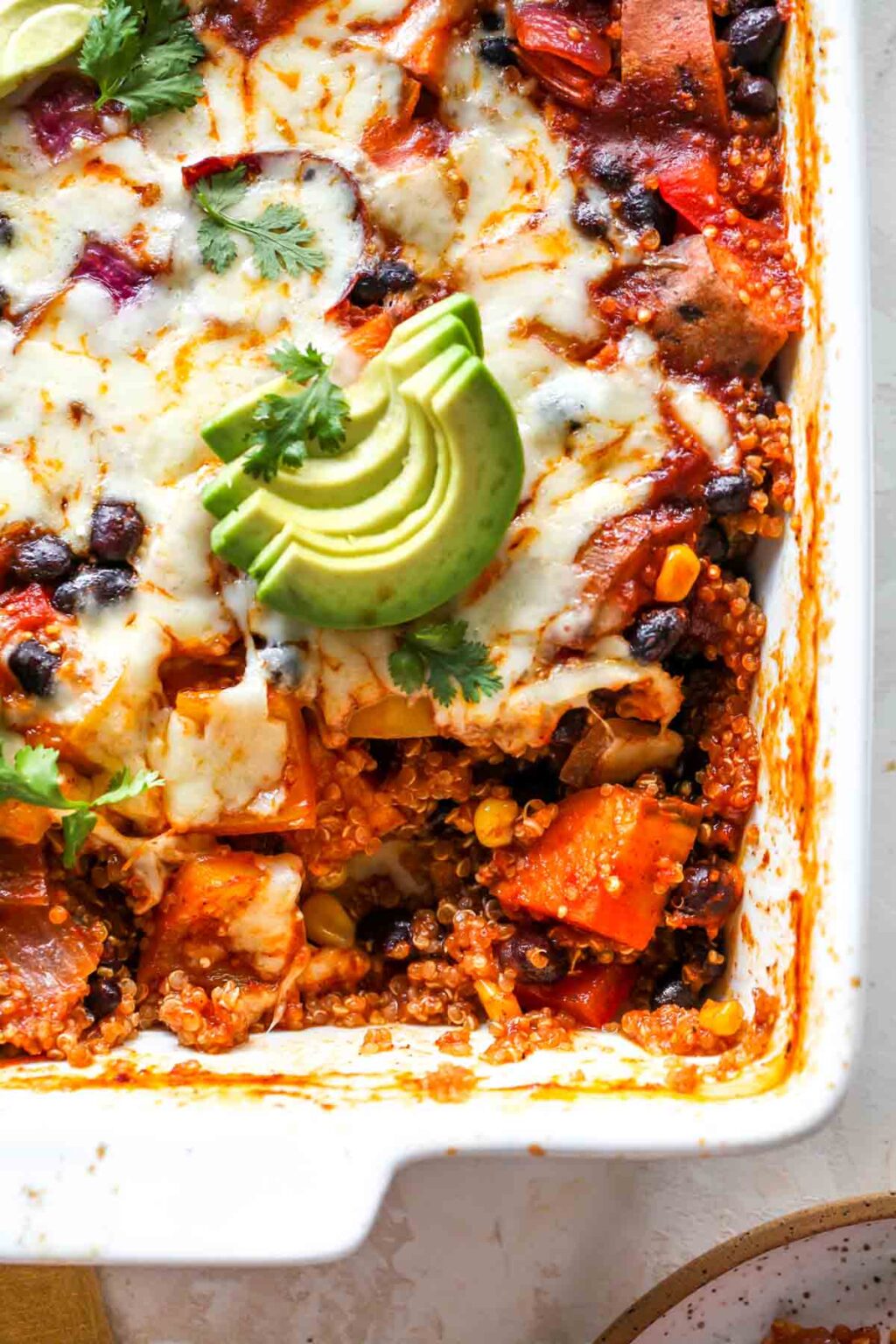 Quinoa Enchilada Bake (One Pan) Dishing Out Health