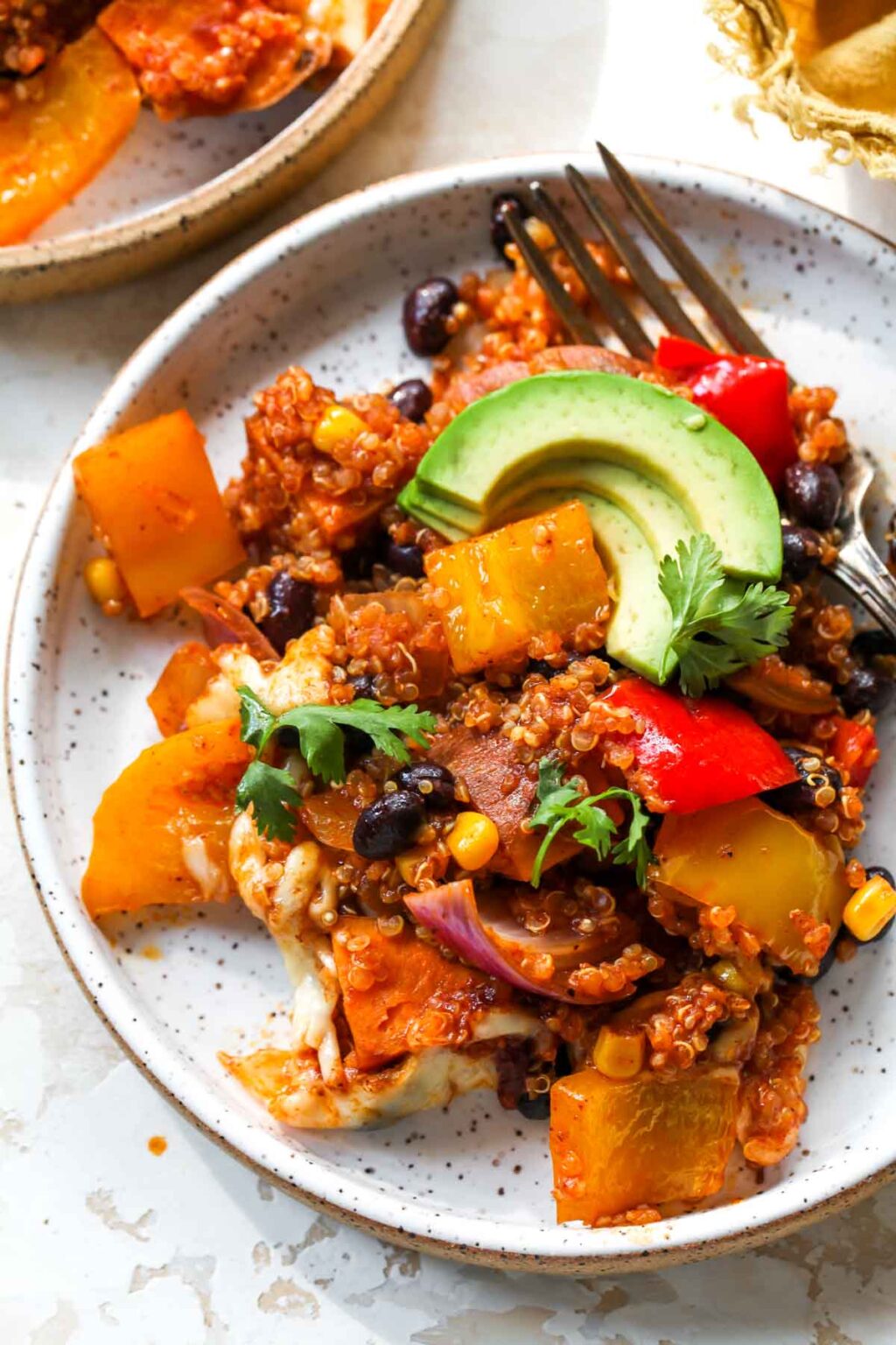 Quinoa Enchilada Bake (One Pan) Dishing Out Health