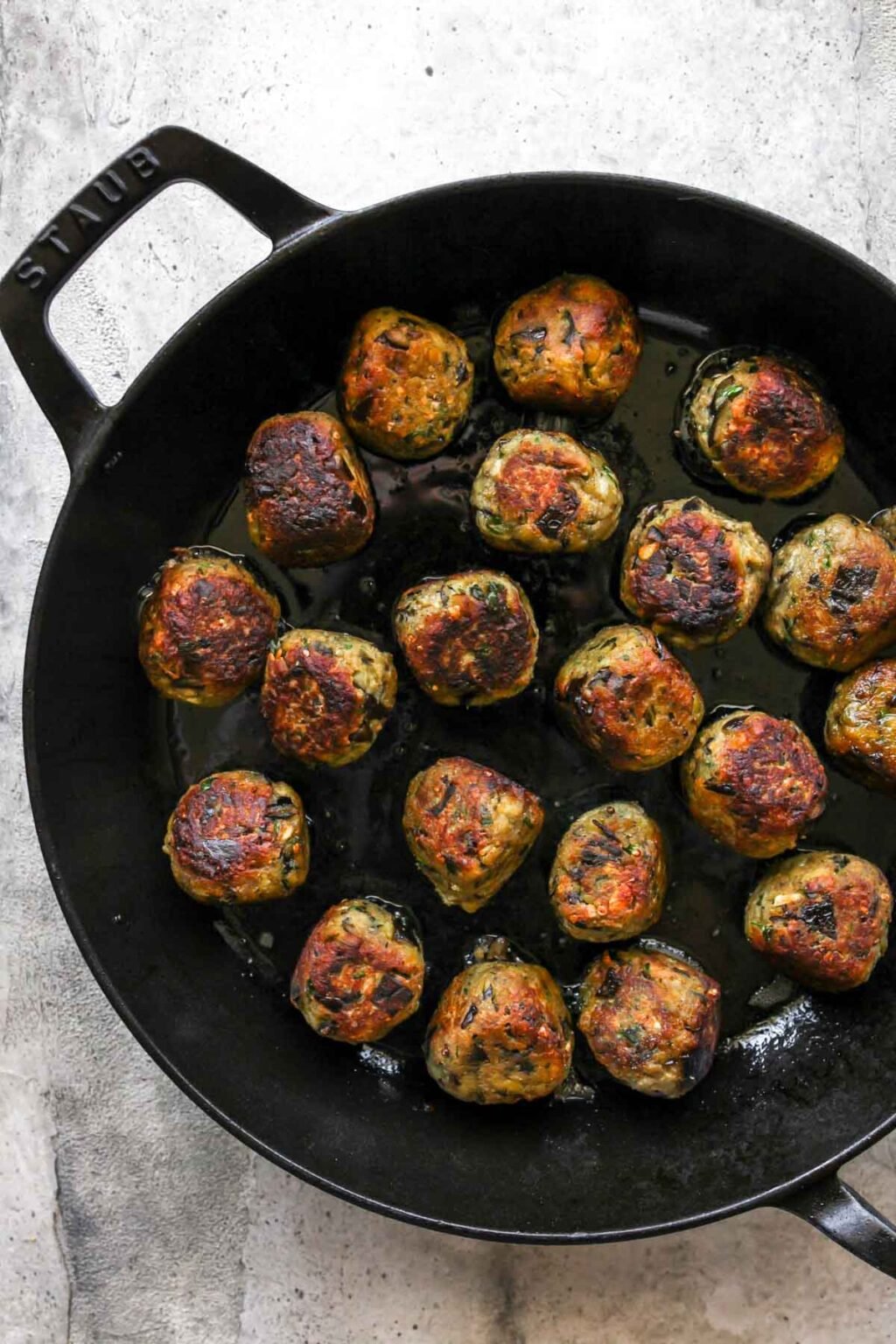 Eggplant Parmesan Meatballs Dishing Out Health