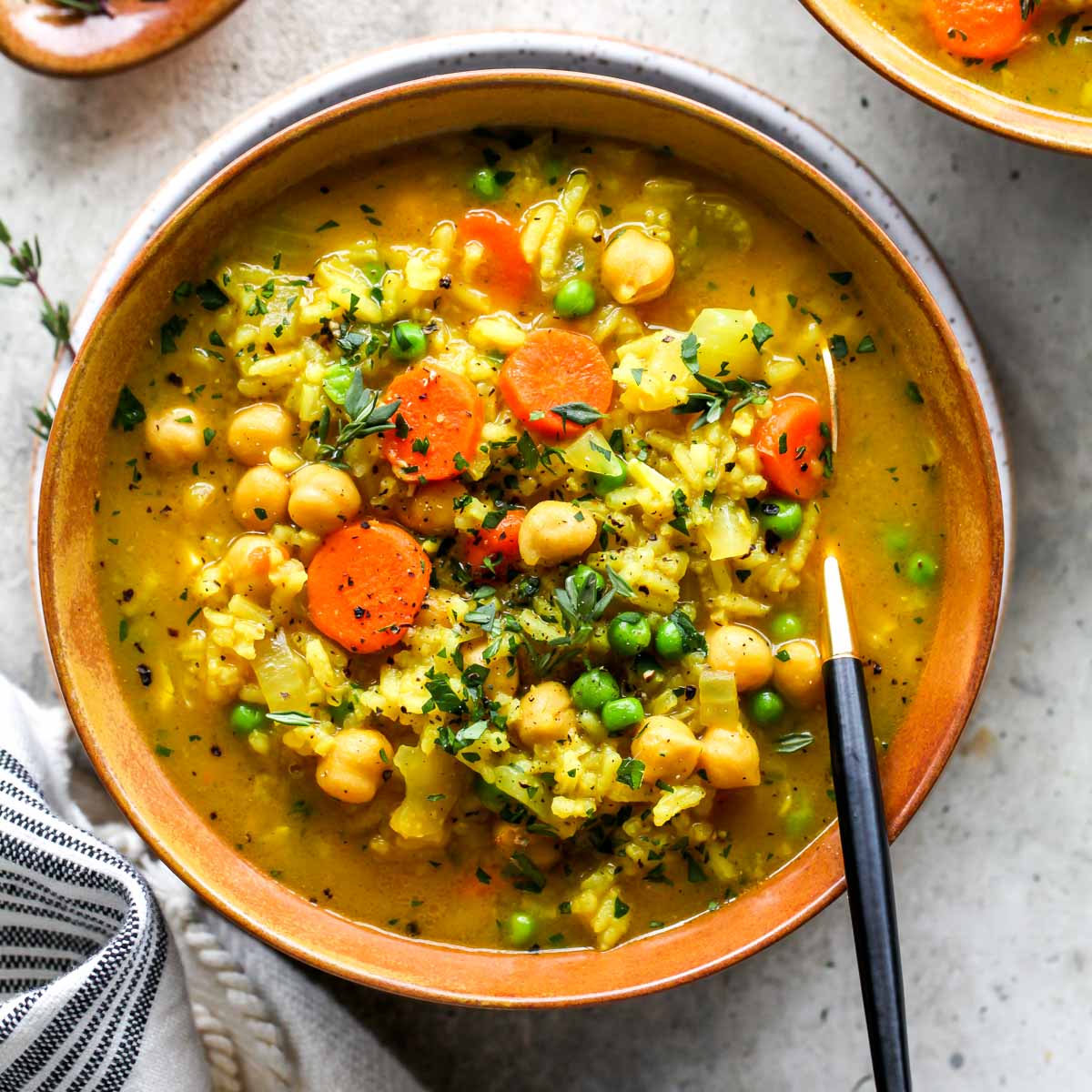 Chickpea and Rice Soup-image