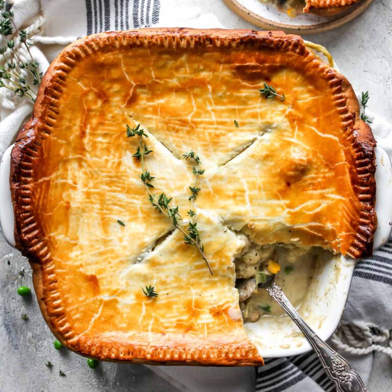 Creamy Vegetable Pot Pie Dishing Out Health