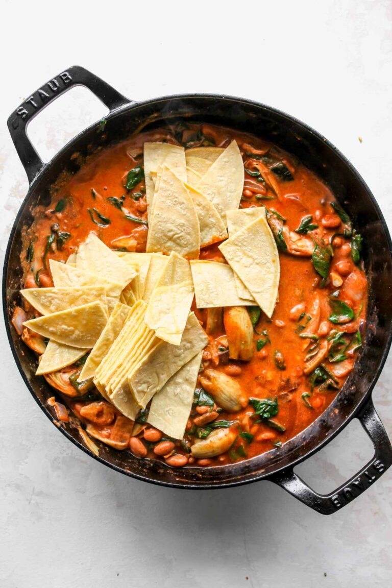 Spinach Artichoke Skillet Enchiladas Dishing Out Health