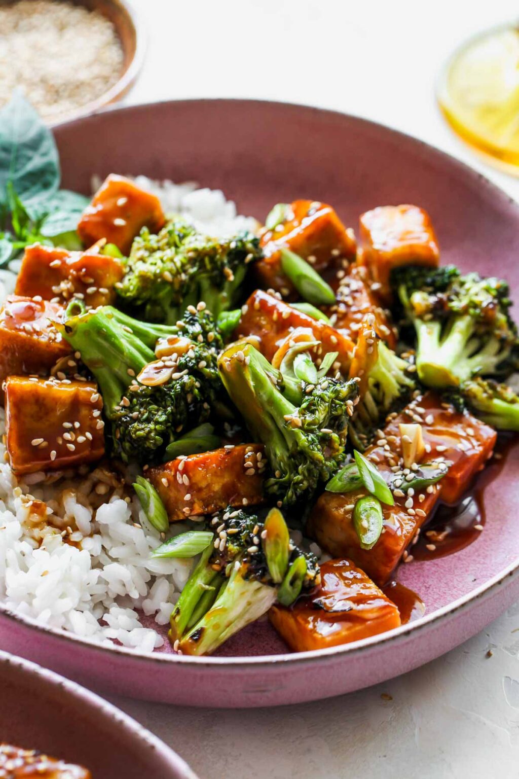 Teriyaki Tofu and Broccoli Dishing Out Health