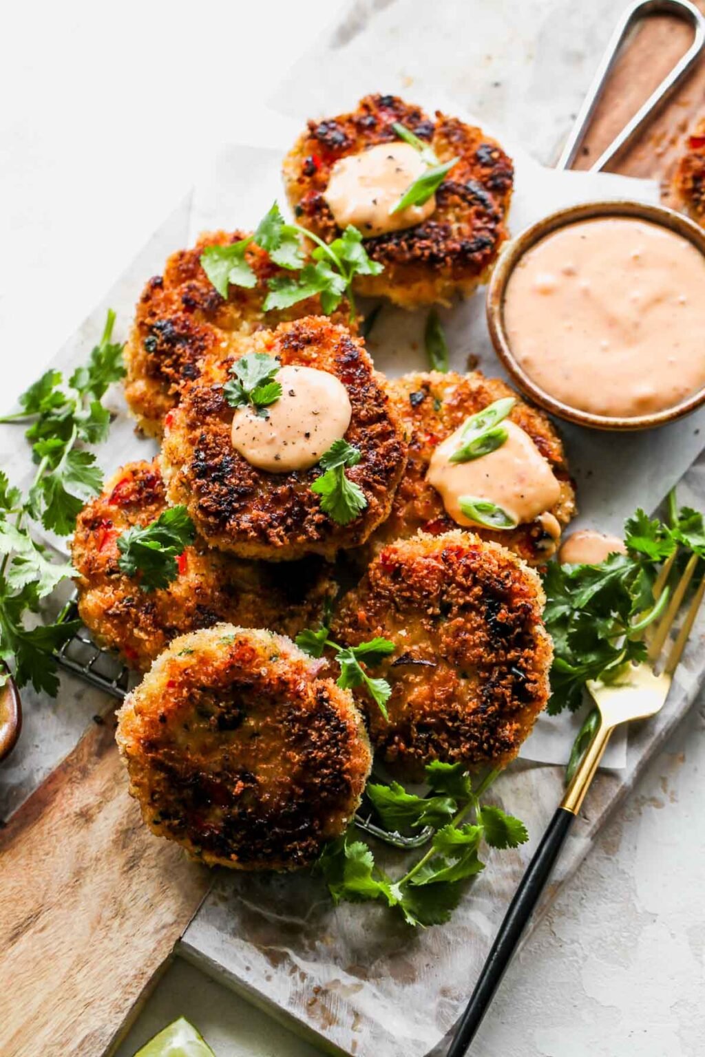 Thai Shrimp Cakes with Chili Aioli Dishing Out Health