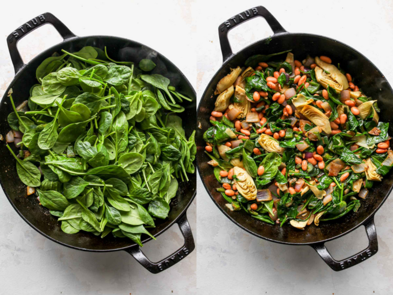 Spinach Artichoke Skillet Enchiladas Dishing Out Health