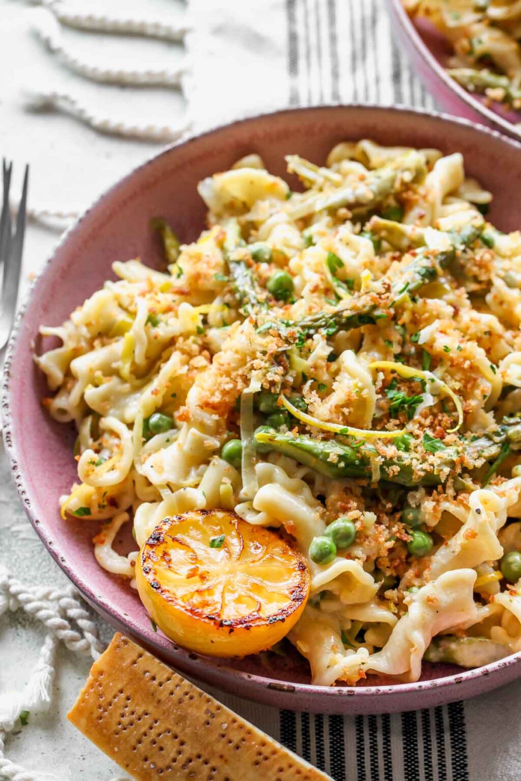 30 Minute Asparagus and Lemon Pasta Dishing Out Health