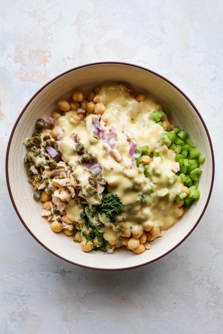 10 Minute Chickpea Tuna Salad Dishing Out Health