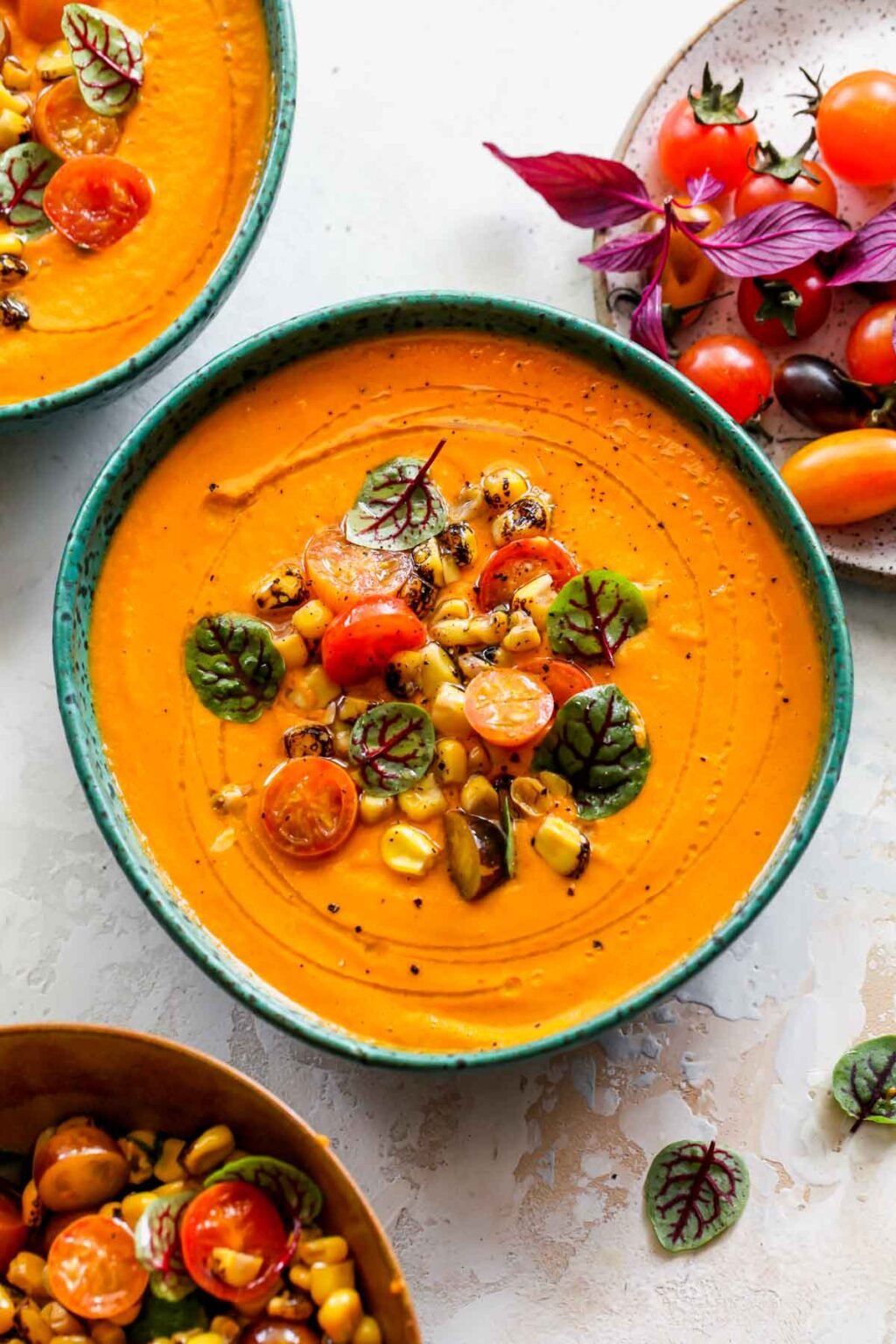 Creamy Tomato Basil Soup (Vegan) Dishing Out Health