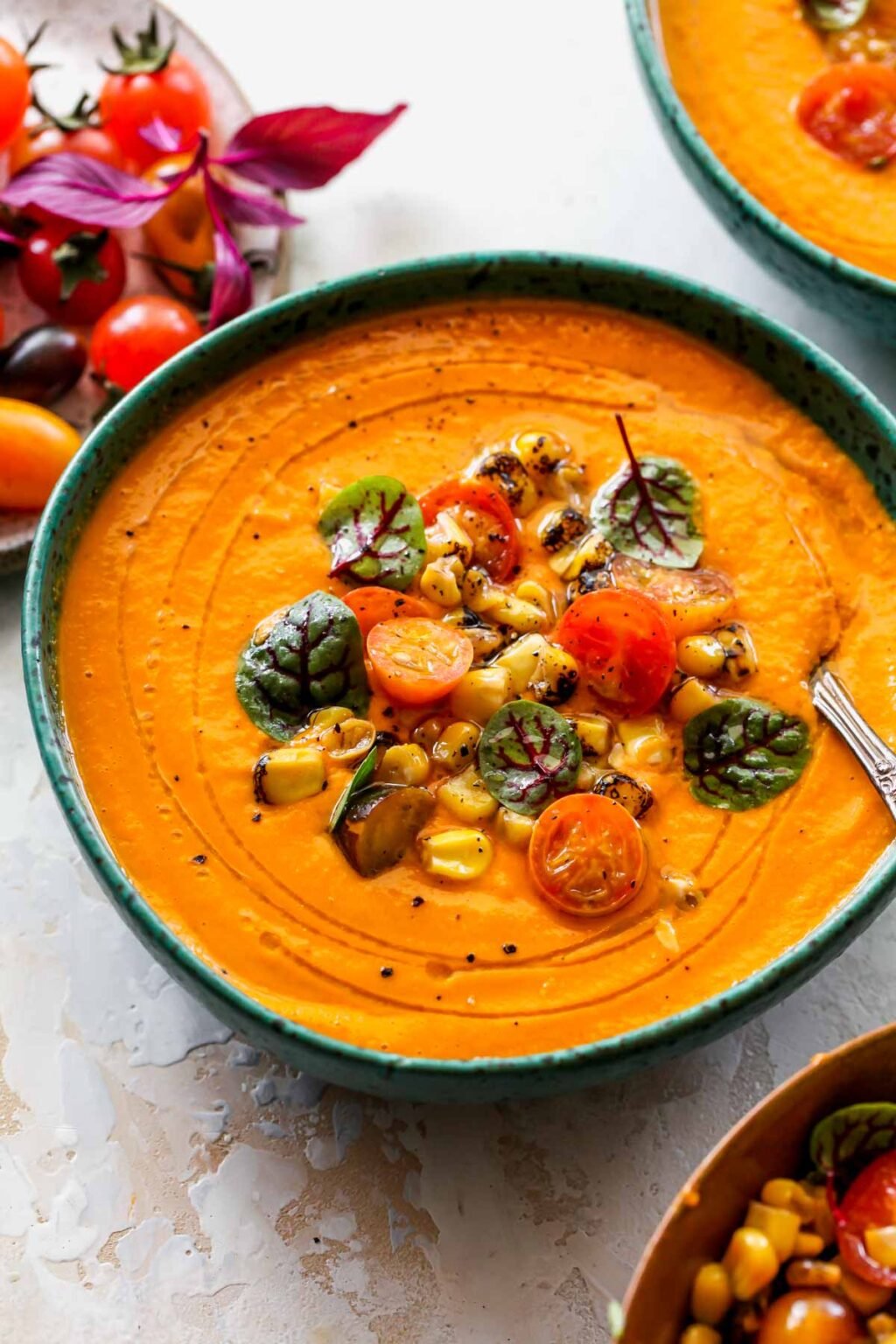 Creamy Tomato Basil Soup (Vegan) Dishing Out Health